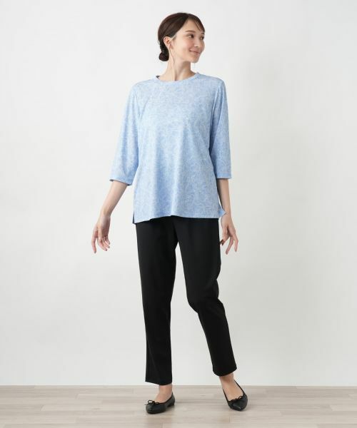 Leilian PLUS HOUSE / レリアンプラスハウス カットソー | 【店舗人気】ペイズリーカットソー | 詳細1