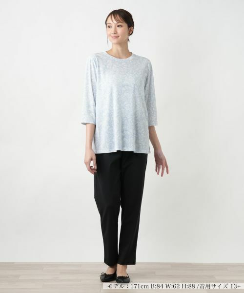 Leilian PLUS HOUSE / レリアンプラスハウス カットソー | 【店舗人気】ペイズリーカットソー | 詳細4