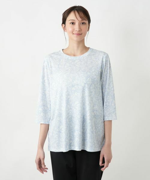 Leilian PLUS HOUSE / レリアンプラスハウス カットソー | 【店舗人気】ペイズリーカットソー | 詳細7