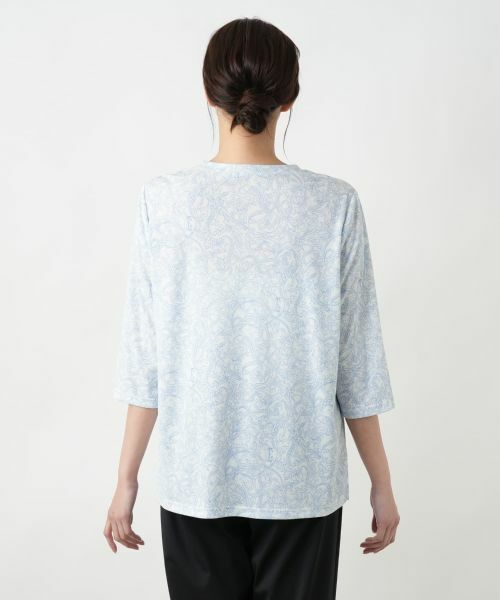 Leilian PLUS HOUSE / レリアンプラスハウス カットソー | 【店舗人気】ペイズリーカットソー | 詳細9