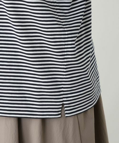 Leilian PLUS HOUSE / レリアンプラスハウス Tシャツ | 【店舗人気】ボーダークルーネックカットソー | 詳細10