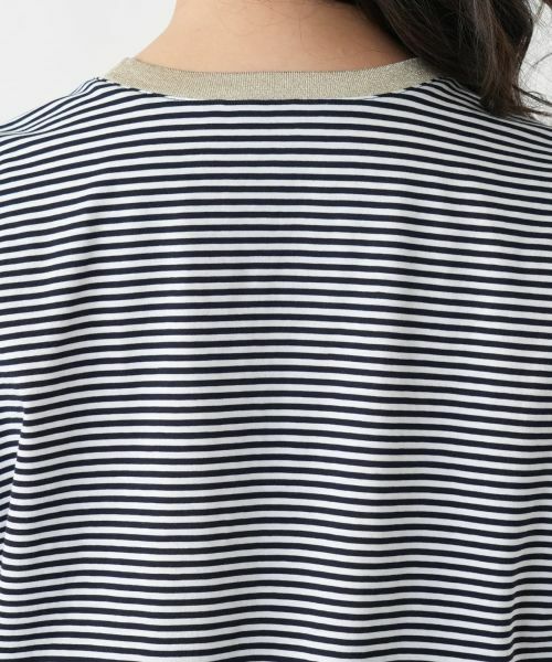 Leilian PLUS HOUSE / レリアンプラスハウス Tシャツ | 【店舗人気】ボーダークルーネックカットソー | 詳細8