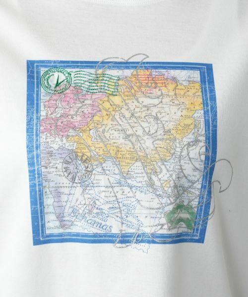 Leilian PLUS HOUSE / レリアンプラスハウス Tシャツ | 【店舗人気】刺繍プリントTシャツ | 詳細11