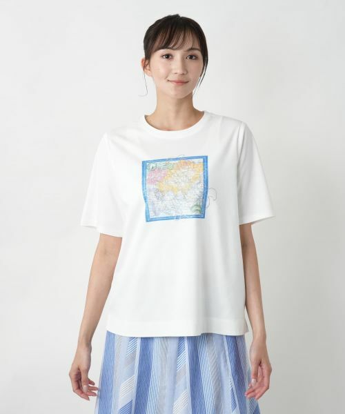 Leilian　レリアン　半袖Tシャツ　サイズ13プラス　ホワイト　レースリボン Leilian レリアン 半袖Tシャツ サイズ13プラス ホワイト レース