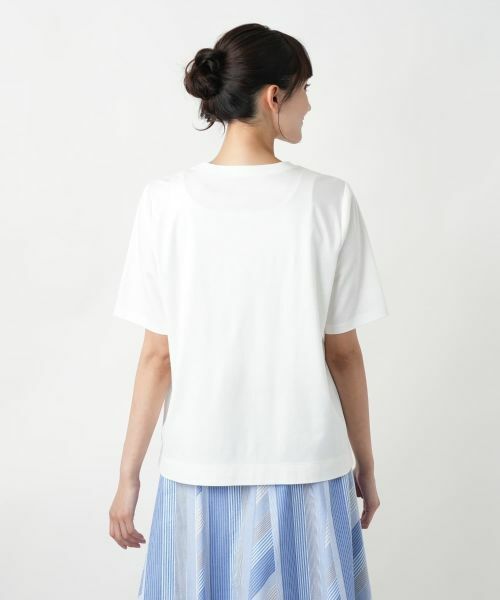 Leilian PLUS HOUSE / レリアンプラスハウス Tシャツ | 【店舗人気】刺繍プリントTシャツ | 詳細6