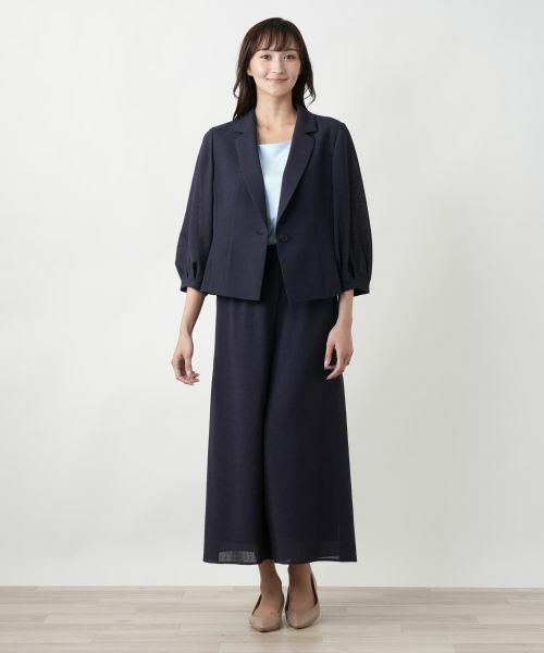 Leilian PLUS HOUSE / レリアンプラスハウス テーラードジャケット | 【店舗人気】バルーンスリーブジャケット | 詳細1
