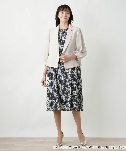 Leilian PLUS HOUSE / レリアンプラスハウス テーラードジャケット | 【店舗人気】バルーンスリーブジャケット | 詳細4