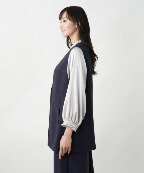 Leilian PLUS HOUSE / レリアンプラスハウス テーラードジャケット | 【店舗人気】Vネックベスト | 詳細5