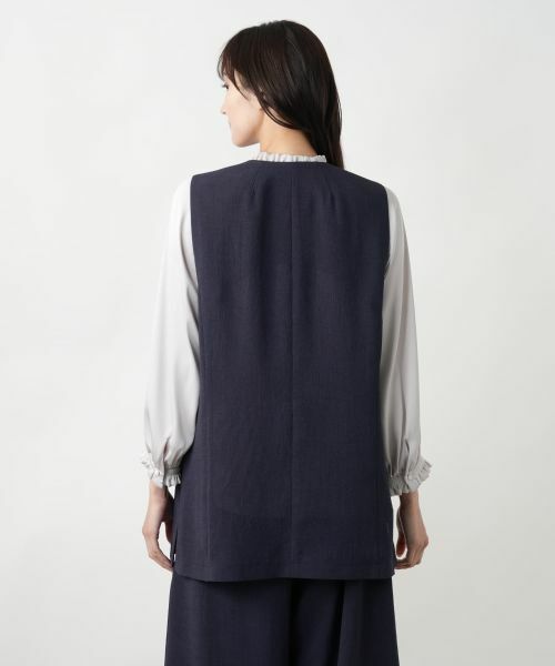 Leilian PLUS HOUSE / レリアンプラスハウス テーラードジャケット | 【店舗人気】Vネックベスト | 詳細6