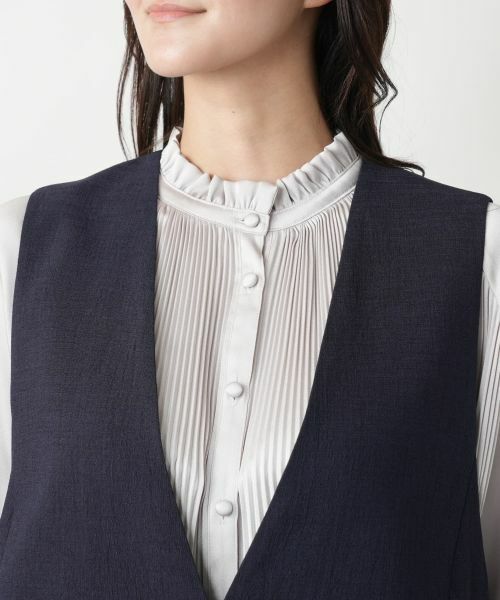 Leilian PLUS HOUSE / レリアンプラスハウス テーラードジャケット | 【店舗人気】Vネックベスト | 詳細7