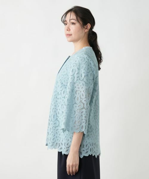 Leilian PLUS HOUSE / レリアンプラスハウス シャツ・ブラウス | 【店舗人気】カットワークレースブラウス | 詳細8