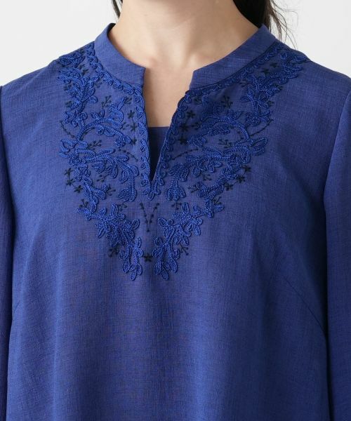 Leilian PLUS HOUSE / レリアンプラスハウス シャツ・ブラウス | 【店舗人気】刺繍チュニックブラウス | 詳細10