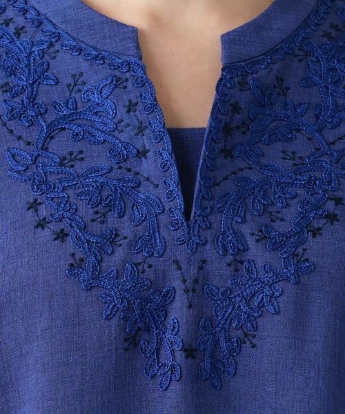 Leilian PLUS HOUSE / レリアンプラスハウス シャツ・ブラウス | 【店舗人気】刺繍チュニックブラウス | 詳細14