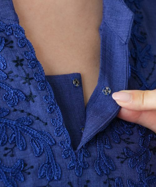 Leilian PLUS HOUSE / レリアンプラスハウス シャツ・ブラウス | 【店舗人気】刺繍チュニックブラウス | 詳細15
