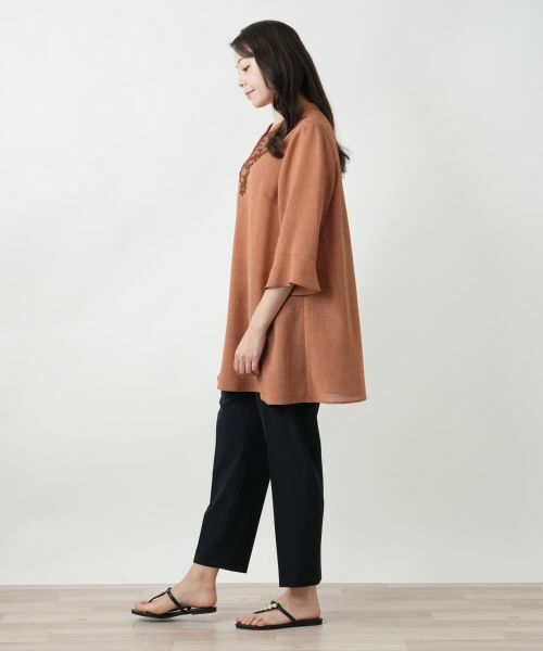 Leilian PLUS HOUSE / レリアンプラスハウス シャツ・ブラウス | 【店舗人気】刺繍チュニックブラウス | 詳細2