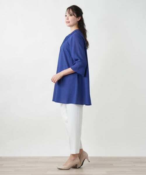 Leilian PLUS HOUSE / レリアンプラスハウス シャツ・ブラウス | 【店舗人気】刺繍チュニックブラウス | 詳細5