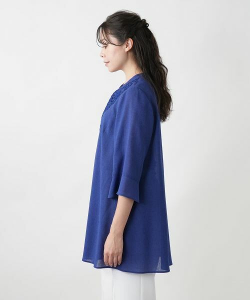 Leilian PLUS HOUSE / レリアンプラスハウス シャツ・ブラウス | 【店舗人気】刺繍チュニックブラウス | 詳細8