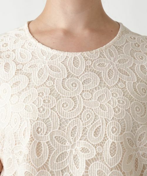 Leilian PLUS HOUSE / レリアンプラスハウス シャツ・ブラウス | 【店舗人気】レース半袖ブラウス | 詳細10