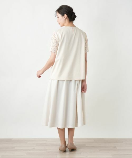 Leilian PLUS HOUSE / レリアンプラスハウス シャツ・ブラウス | 【店舗人気】レース半袖ブラウス | 詳細6