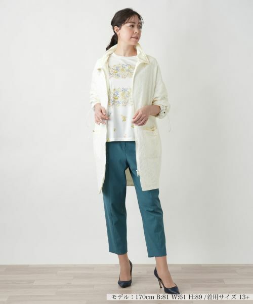 Leilian PLUS HOUSE / レリアンプラスハウス その他アウター | 【店舗人気】スタンドカラーコート | 詳細1