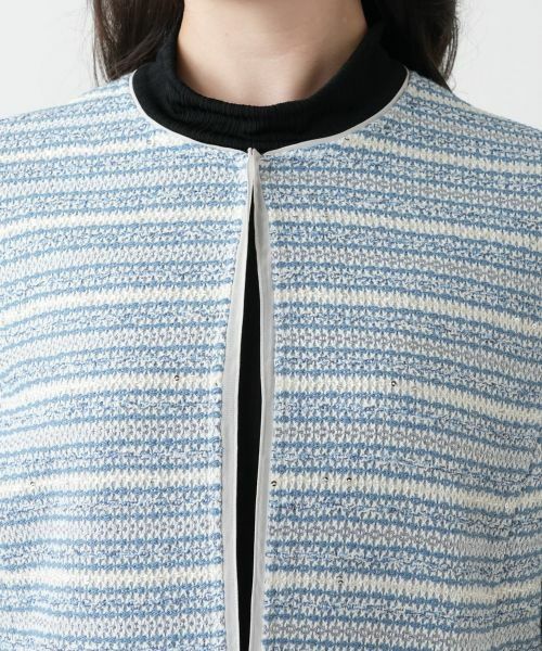 Leilian PLUS HOUSE / レリアンプラスハウス テーラードジャケット | 【店舗人気】ノーカラーニットジャケット | 詳細7