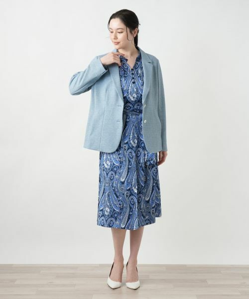 Leilian PLUS HOUSE / レリアンプラスハウス テーラードジャケット | 【店舗人気】ノッチドラペルジャケット | 詳細1