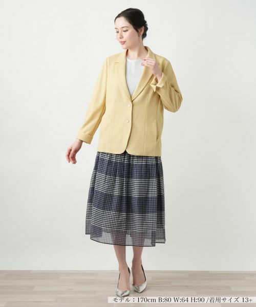 Leilian PLUS HOUSE / レリアンプラスハウス テーラードジャケット | 【店舗人気】ノッチドラペルジャケット | 詳細4