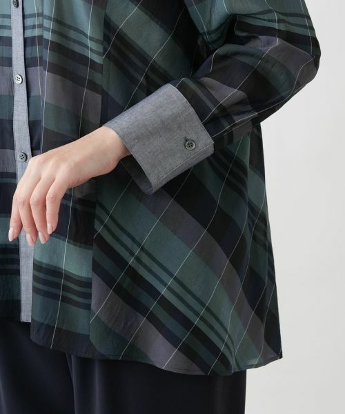 Leilian PLUS HOUSE / レリアンプラスハウス シャツ・ブラウス | 【店舗人気】洗える羽織ブラウス | 詳細13