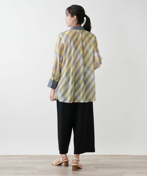 Leilian PLUS HOUSE / レリアンプラスハウス シャツ・ブラウス | 【店舗人気】洗える羽織ブラウス | 詳細3