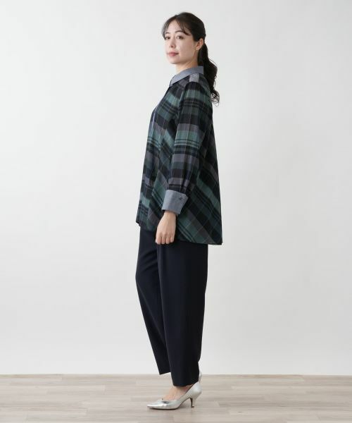 Leilian PLUS HOUSE / レリアンプラスハウス シャツ・ブラウス | 【店舗人気】洗える羽織ブラウス | 詳細5