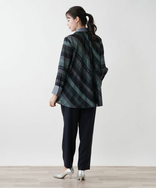 Leilian PLUS HOUSE / レリアンプラスハウス シャツ・ブラウス | 【店舗人気】洗える羽織ブラウス | 詳細6