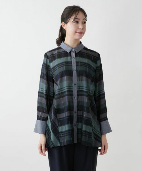 Leilian PLUS HOUSE / レリアンプラスハウス シャツ・ブラウス | 【店舗人気】洗える羽織ブラウス | 詳細7