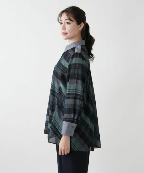 Leilian PLUS HOUSE / レリアンプラスハウス シャツ・ブラウス | 【店舗人気】洗える羽織ブラウス | 詳細8