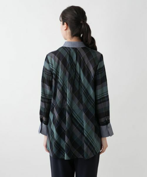 Leilian PLUS HOUSE / レリアンプラスハウス シャツ・ブラウス | 【店舗人気】洗える羽織ブラウス | 詳細9