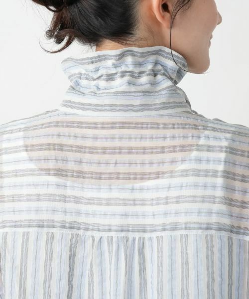 Leilian PLUS HOUSE / レリアンプラスハウス テーラードジャケット | 【店舗人気】ストライプジップブルゾン | 詳細10