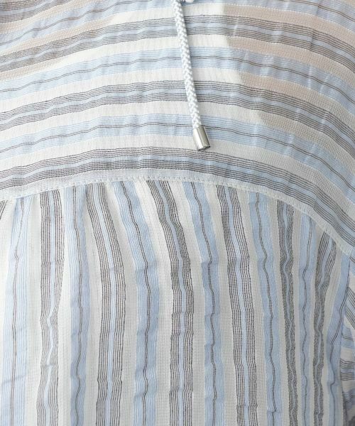 Leilian PLUS HOUSE / レリアンプラスハウス テーラードジャケット | 【店舗人気】ストライプジップブルゾン | 詳細15