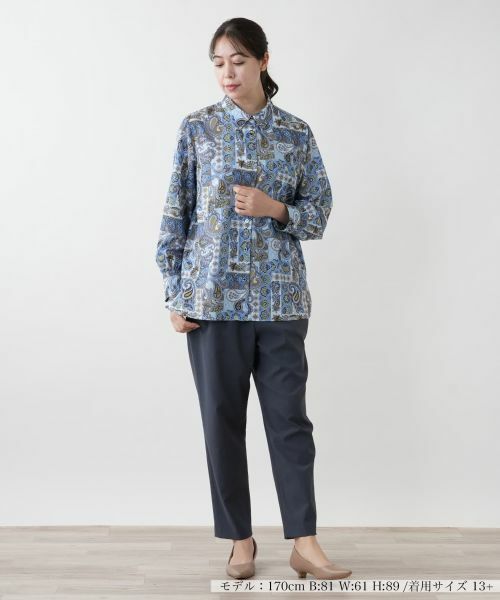 Leilian PLUS HOUSE / レリアンプラスハウス シャツ・ブラウス | ペイズリーブラウス【RATTI】 | 詳細1