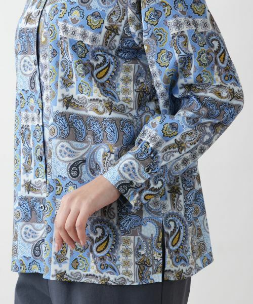Leilian PLUS HOUSE / レリアンプラスハウス シャツ・ブラウス | ペイズリーブラウス【RATTI】 | 詳細10