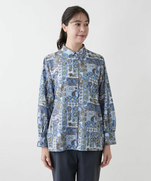 Leilian PLUS HOUSE / レリアンプラスハウス シャツ・ブラウス | ペイズリーブラウス【RATTI】 | 詳細4