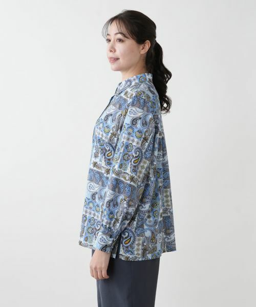 Leilian PLUS HOUSE / レリアンプラスハウス シャツ・ブラウス | ペイズリーブラウス【RATTI】 | 詳細5