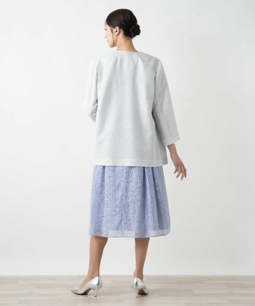 Leilian PLUS HOUSE / レリアンプラスハウス テーラードジャケット | 【店舗人気】ノーカラージャケット【セレモニー】 | 詳細3