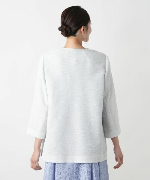 Leilian PLUS HOUSE / レリアンプラスハウス テーラードジャケット | 【店舗人気】ノーカラージャケット【セレモニー】 | 詳細6