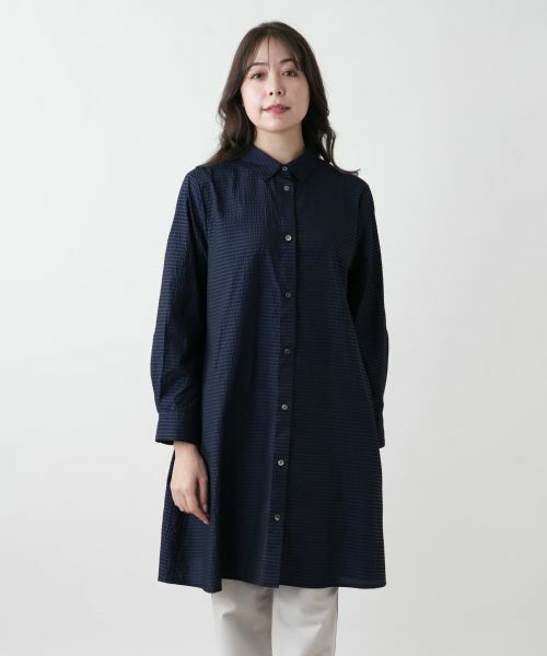 Leilian PLUS HOUSE / レリアンプラスハウス シャツ・ブラウス | 【店舗人気】洗える羽織ブラウス | 詳細4