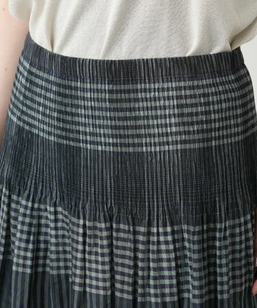 Leilian PLUS HOUSE / レリアンプラスハウス ミニ・ひざ丈スカート | 【店舗人気】チェックフレアスカート【Leilian WHITE LABEL】 | 詳細11