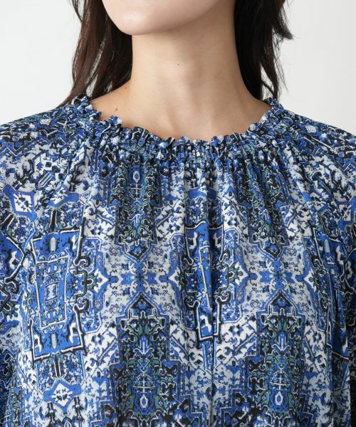 Leilian PLUS HOUSE / レリアンプラスハウス ドレス | プリントフレアワンピース【Leilian WHITE LABEL】 | 詳細10