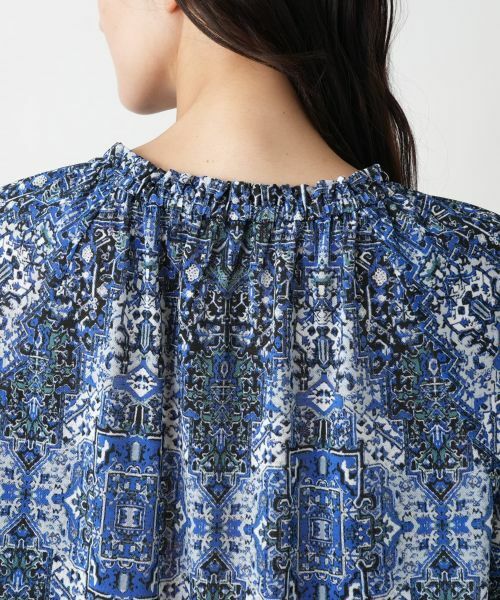 Leilian PLUS HOUSE / レリアンプラスハウス ドレス | プリントフレアワンピース【Leilian WHITE LABEL】 | 詳細11