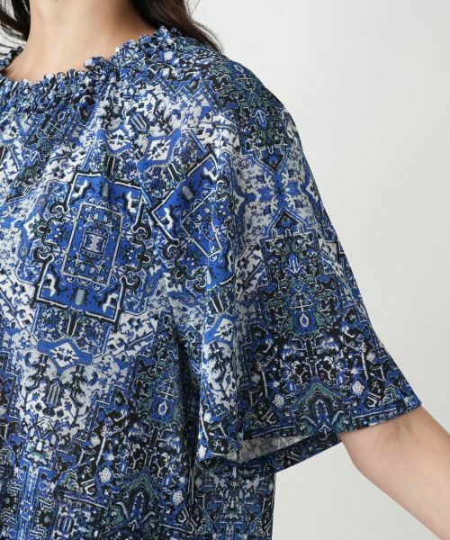 Leilian PLUS HOUSE / レリアンプラスハウス ドレス | プリントフレアワンピース【Leilian WHITE LABEL】 | 詳細12