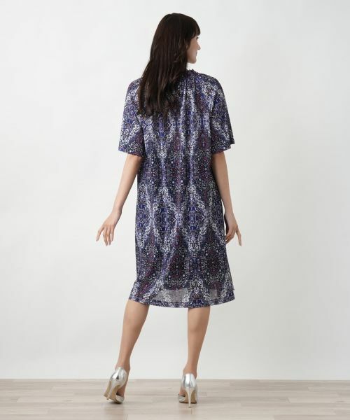 Leilian PLUS HOUSE / レリアンプラスハウス ドレス | プリントフレアワンピース【Leilian WHITE LABEL】 | 詳細3