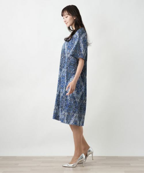 Leilian PLUS HOUSE / レリアンプラスハウス ドレス | プリントフレアワンピース【Leilian WHITE LABEL】 | 詳細5