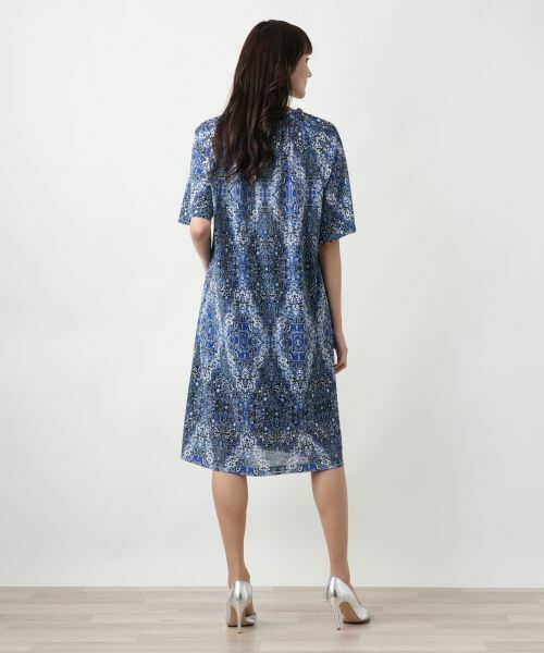 Leilian PLUS HOUSE / レリアンプラスハウス ドレス | プリントフレアワンピース【Leilian WHITE LABEL】 | 詳細6